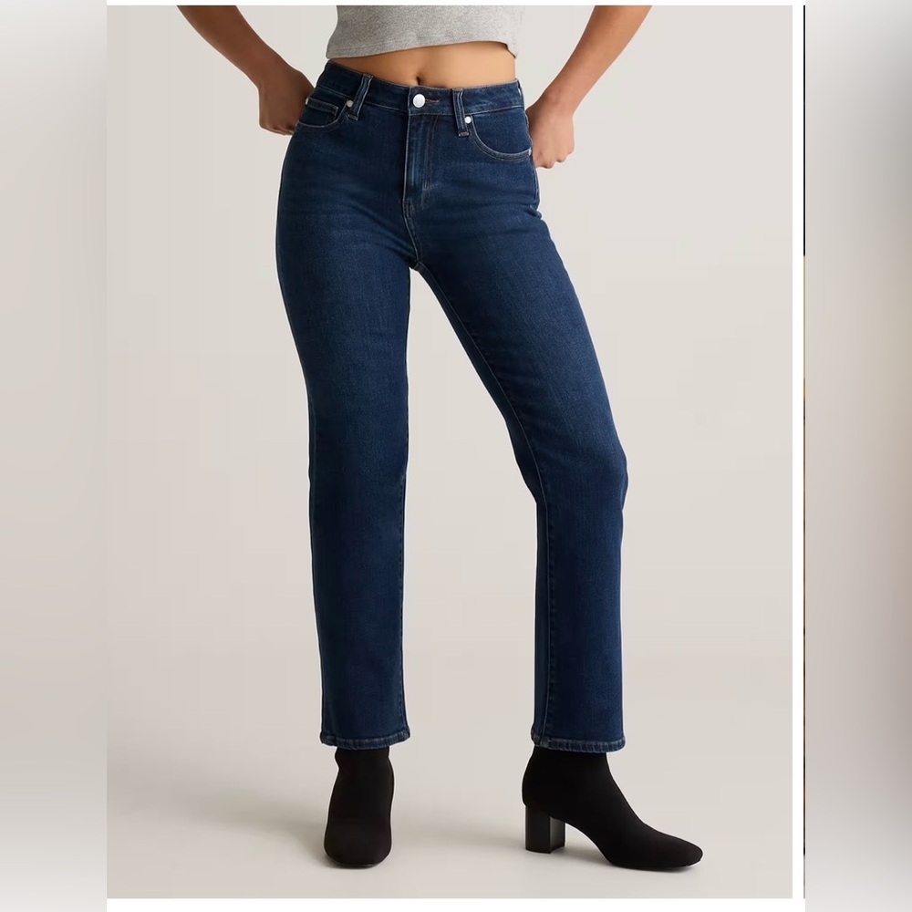 Quince Bella Stretch Straight Jeans NEW with tags 26/26